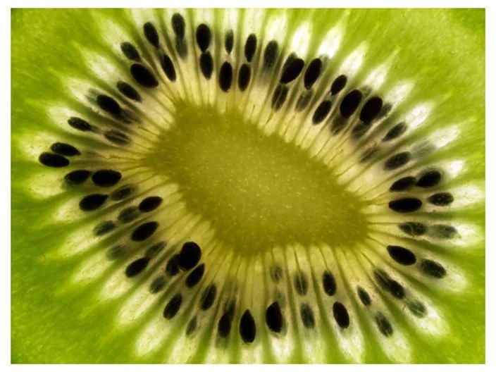 Fotomurale  frutti: kiwi  Colore Nero, Dimensioni e Misure 200x154