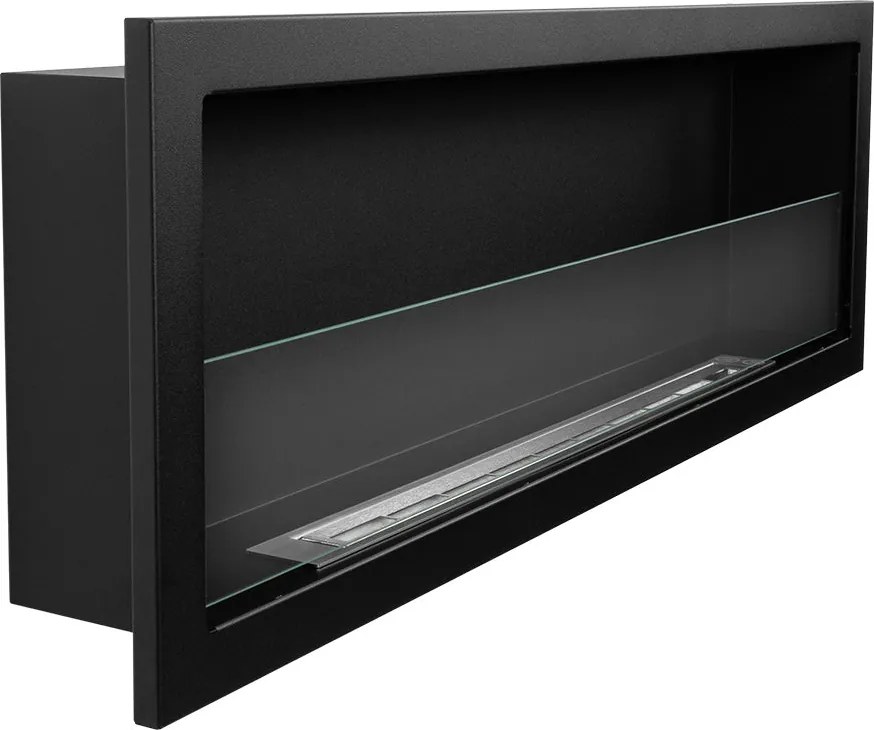 Camino a Bioetanolo da Incasso 120x15x40 cm Furore 120 Nero...