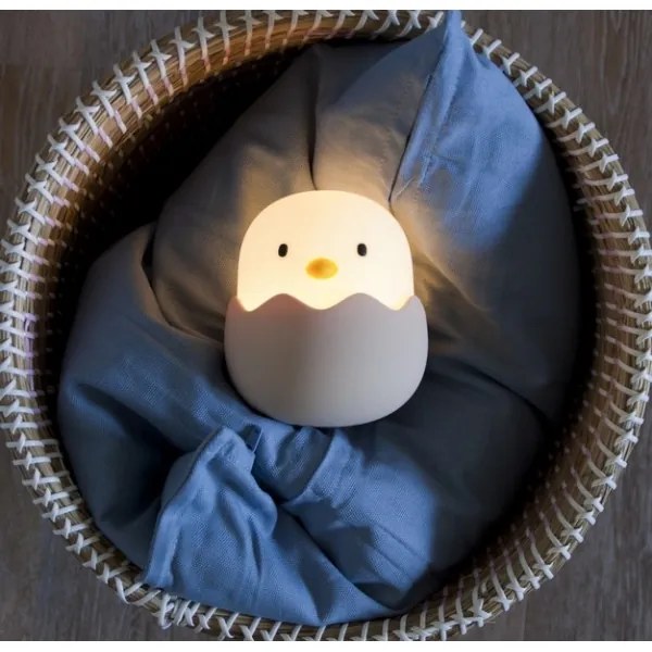 MegaLight - Lampada LED RGB dimmerabile ricaricabile per bambini EGGY EGG LED/5V