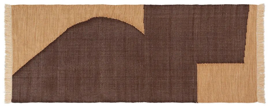 ferm LIVING - Forene Runner 80x200 Tan/Chocolate ferm LIVING