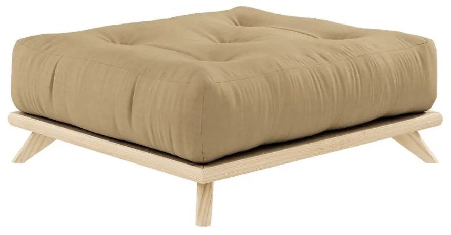 Sgabello Natural Clear/Wheat Beige Senza - Karup Design