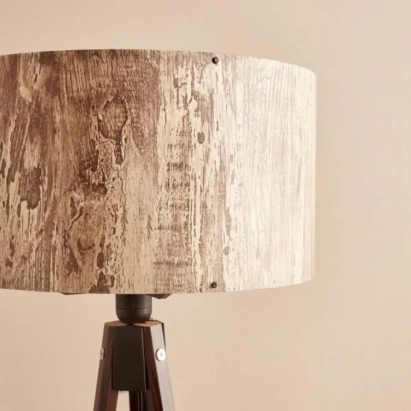 Lampada da terra AYD 1xE27/40W/230V marrone