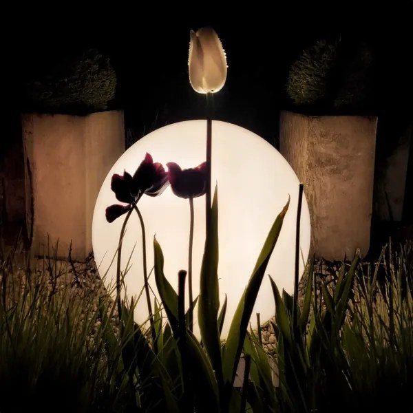 LED RGB Dimmerabile per esterni lampada GLOBO 1xE27/8,5W/230V diametro 60 cm IP44 +TC