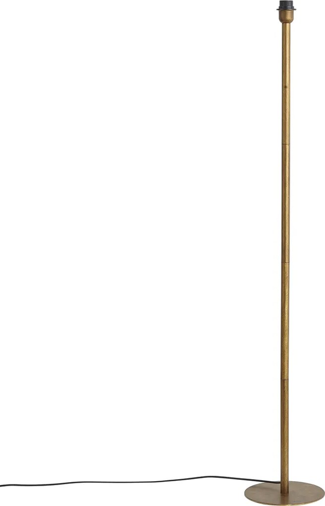 Lampada da terra classica oro senza paralume - Simplo