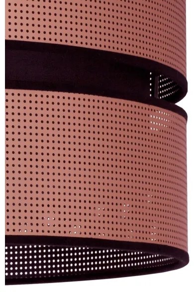 Duolla - Lampadario a sospensione con filo COPPER SHINY 1xE27/15W/230V diametro 40 cm rame/nero