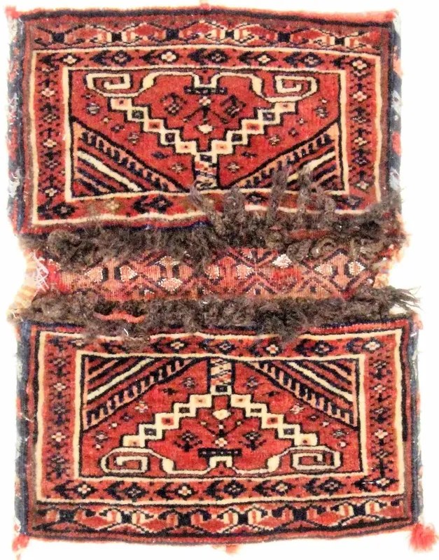 Beluch Tappeto persiano 40 x 40 Rosso (Iran) Annodato A Mano