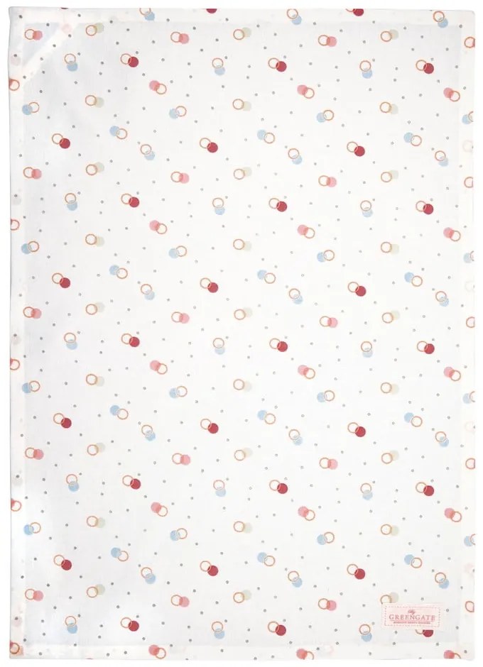 Strofinaccio in cotone bianco, 50 x 70 cm Kylie - Green Gate