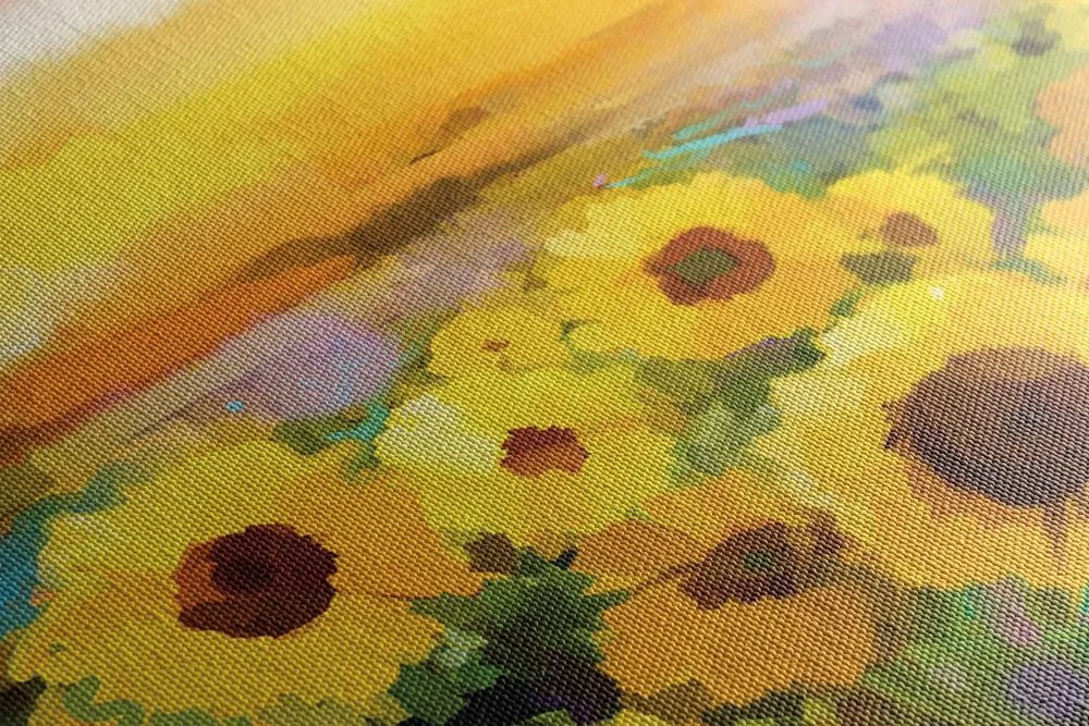 Stampa su tela – Campo di girasoli