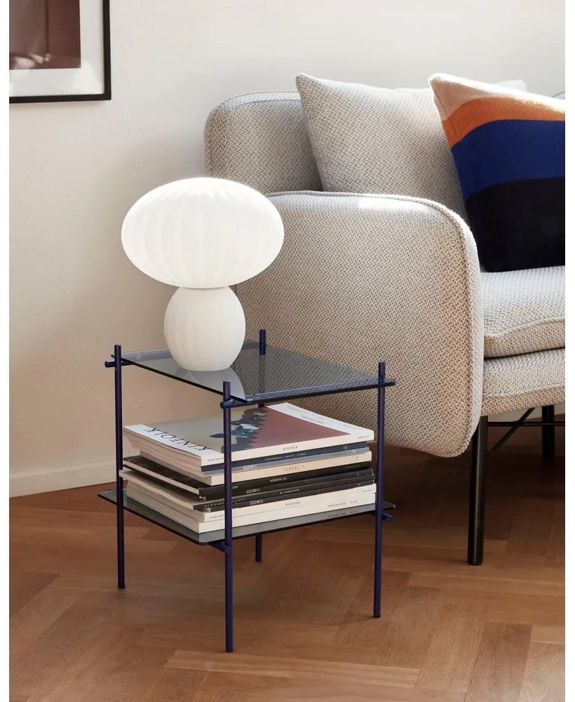 Tavolino da caffè con doppio ripiano in vetro Niche - Hübsch