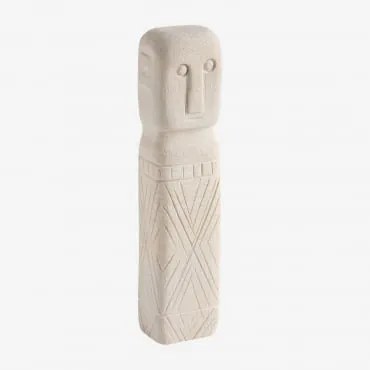 Statua in arenaria Andi Beige Crema - Sklum