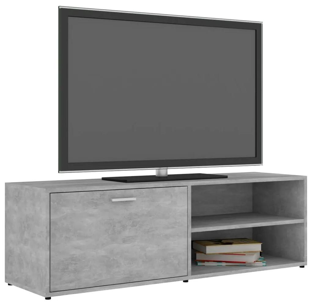 Mobile porta tv grigio cemento 120x34x37 cm in truciolato