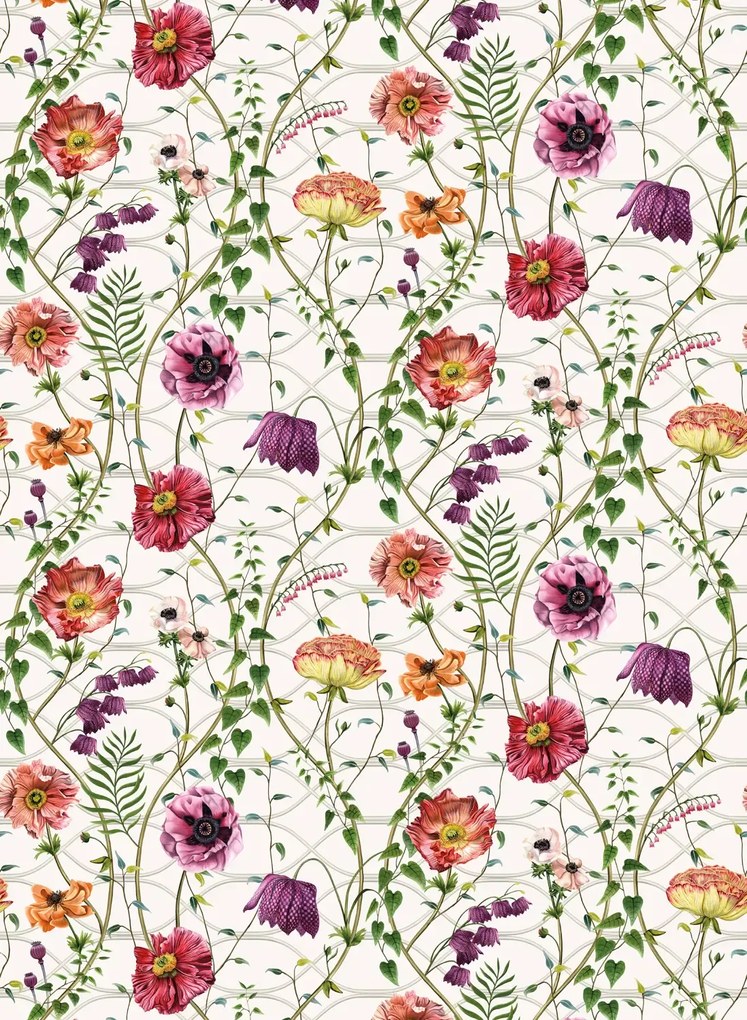 Osborne & Little Carta da parati Lamorran Trail - Fuchsia