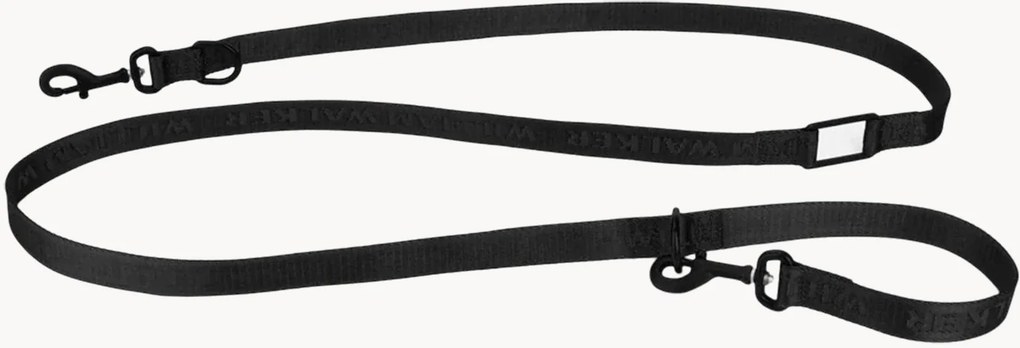 Guinzaglio per cani in jacquard Nero