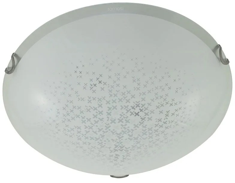 Plafoniera neoclassico Aster Ø 50 cm bianco IP20, 3XE27