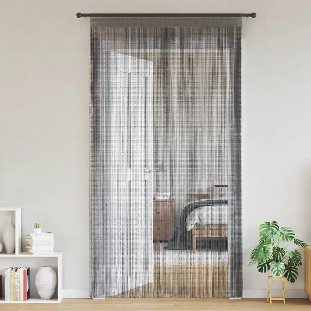 Tende A Filo 2 Pz Antracite 140x250 Cm /