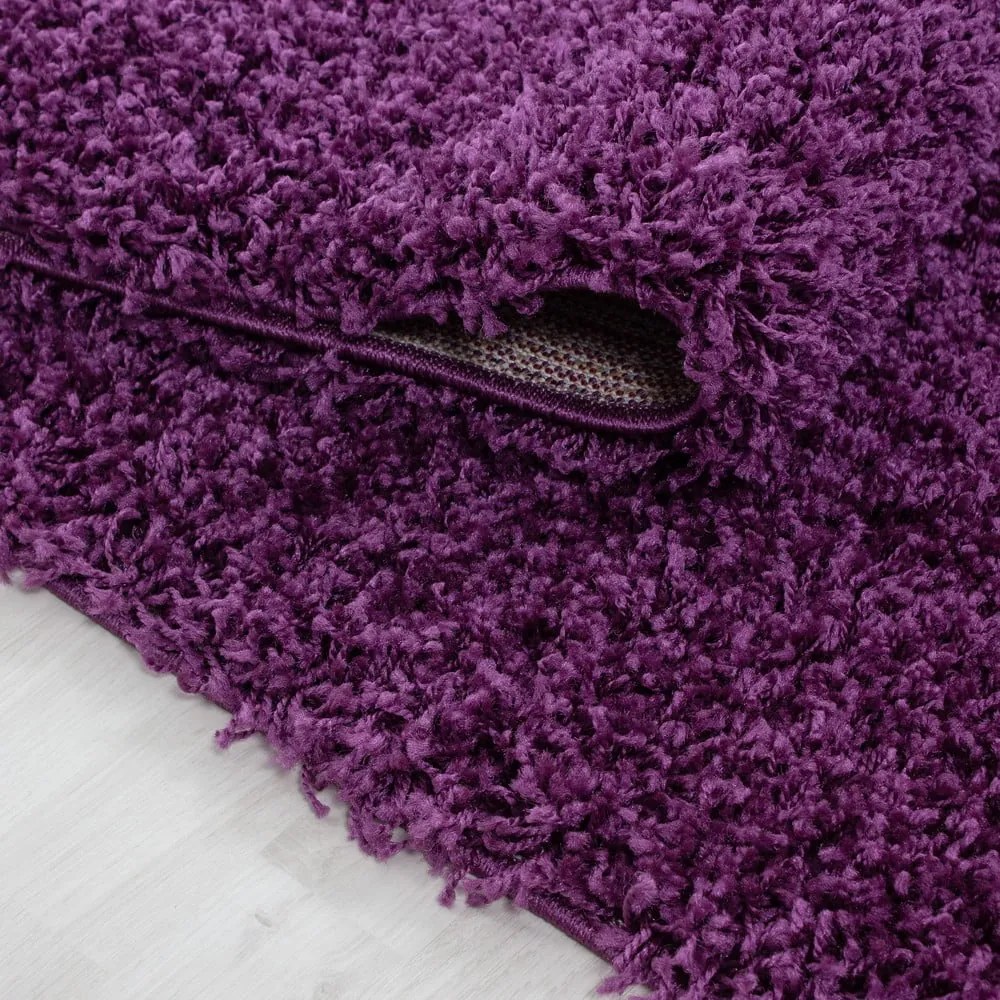 Tappeto rotondo viola scuro ø 80 cm Life - Ayyildiz Carpets