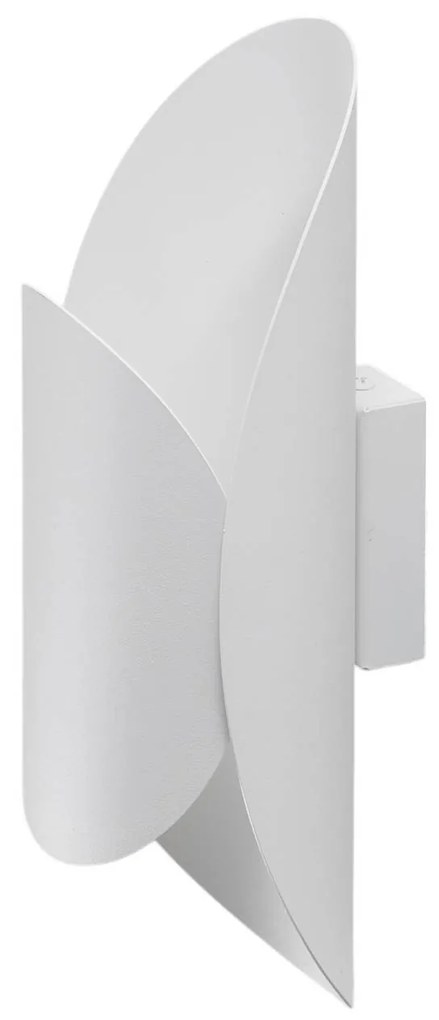 Euluna Faelan applique con parete, bianco