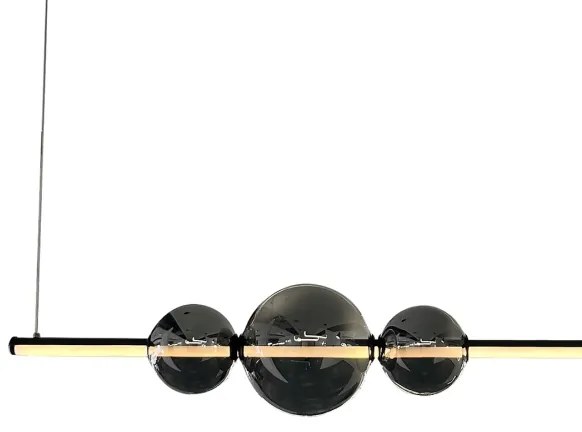 Lampadario LED a sospensione con filo KUGEL LED/30W/230V nero