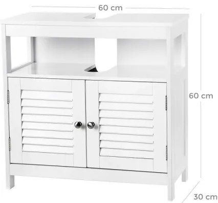 Mobile da bagno EIKE bianco