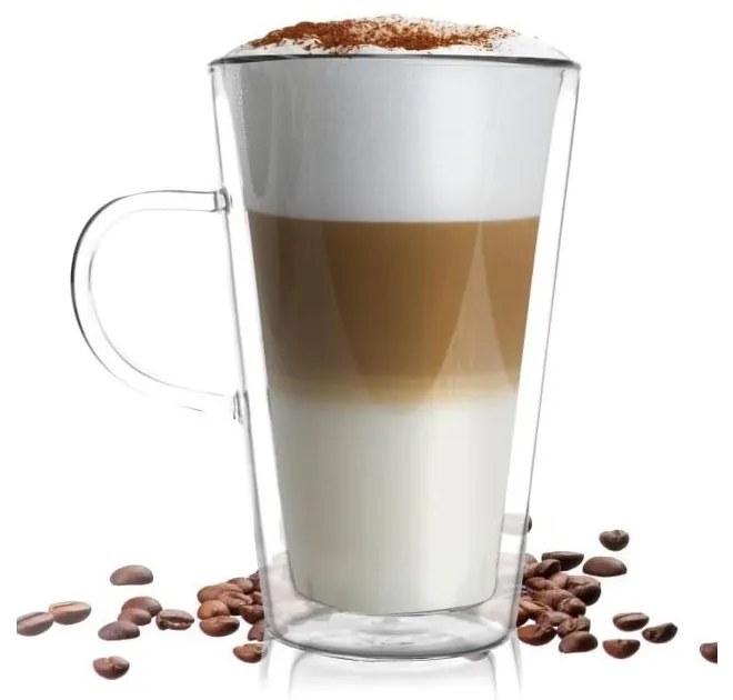 Tazza a doppia parete Amo Latte, 320 ml - Vialli Design