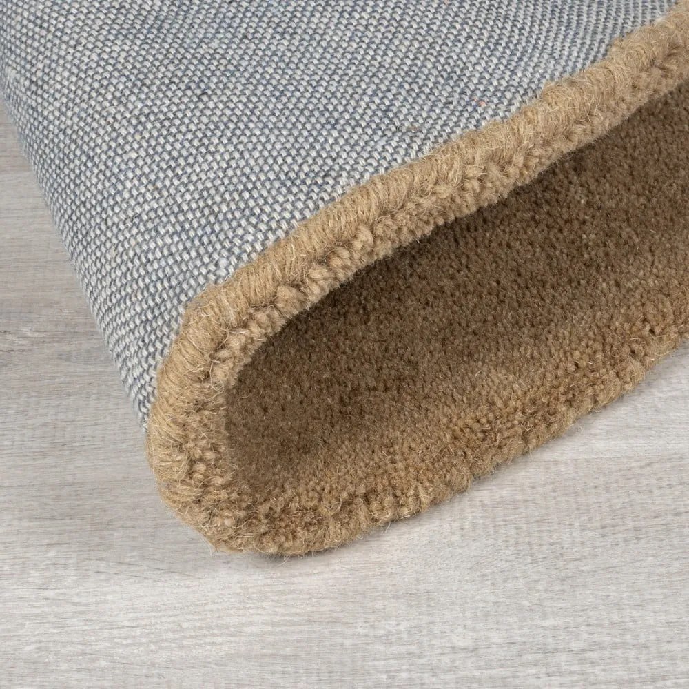 Tappeto greige in lana tessuto a mano 120x170 cm Mia Ellipse – Flair Rugs