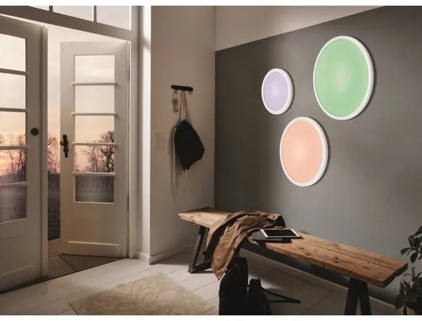 Eglo 33341 - LED RGBW dimmerabile plafoniera SARSINA-C LED/16W/230V Ø30 cm + telecomando