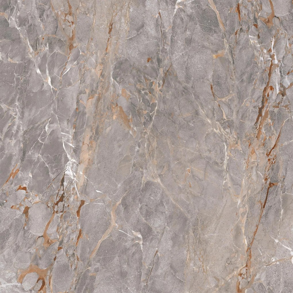 Gres Porcellanato Effetto Marmo Grigio Venato Lucido 60X60 - Esan764