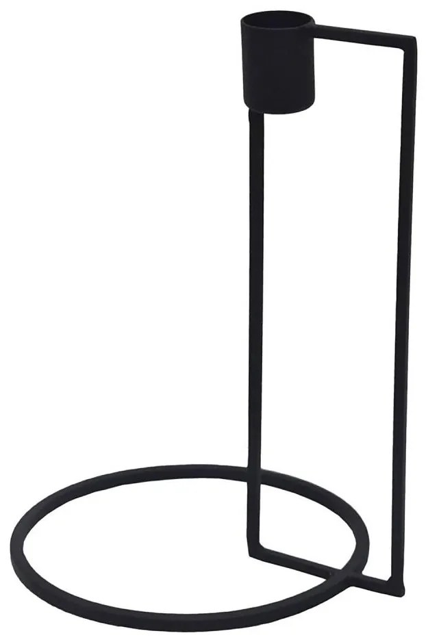 Eglo 422023 - Candeliere NUMAZU 20x15 cm nero