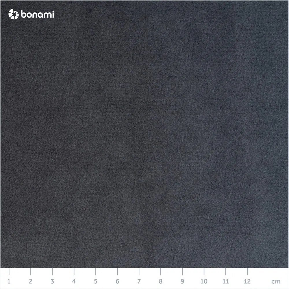 Pouf in velluto grigio, 100 x 80 cm Vienna - Cosmopolitan Design