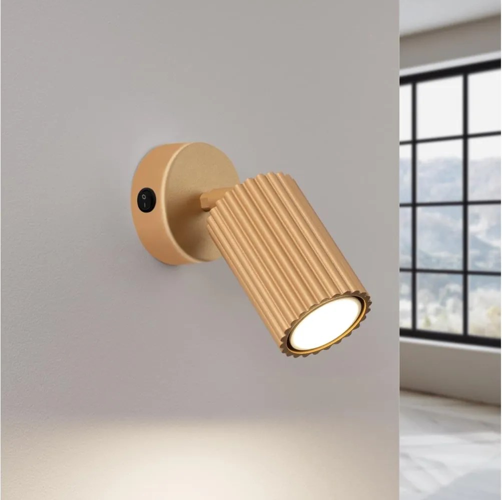 Brilagi - Faretto da parete LED CRESTO 1xGU10/10W/230V dorato