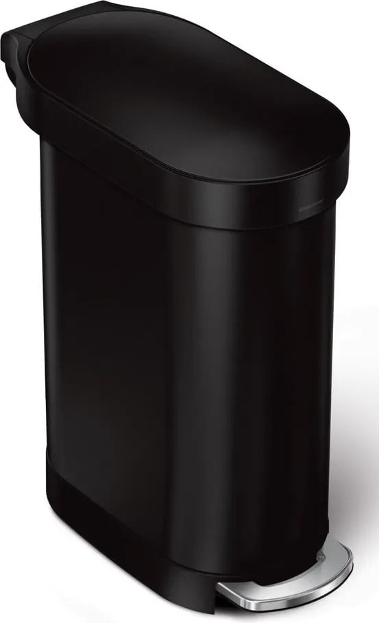 Cestino in acciaio a pedale 45 l Slim - simplehuman