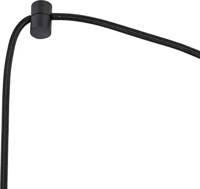 Lampada a sospensione di design nera 5 luci - Cavalux