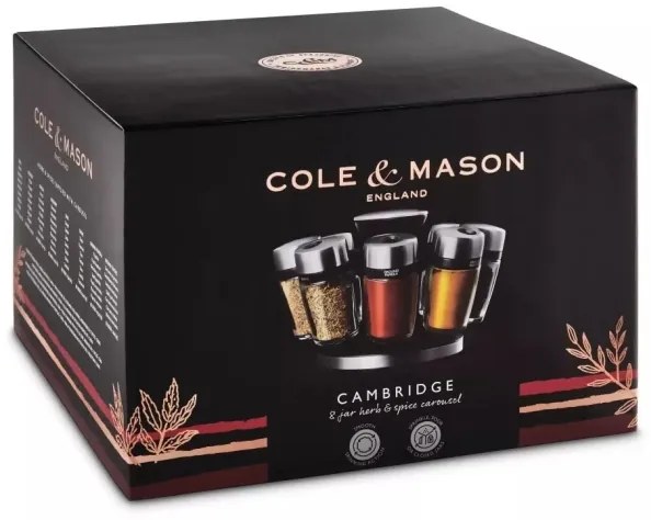 Cole&Mason - Portaspezie rotante MASTER 9 pz.