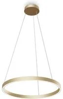 Lampadario A Sospensione Moderno Rim Alluminio Ottone 1 Led 37W