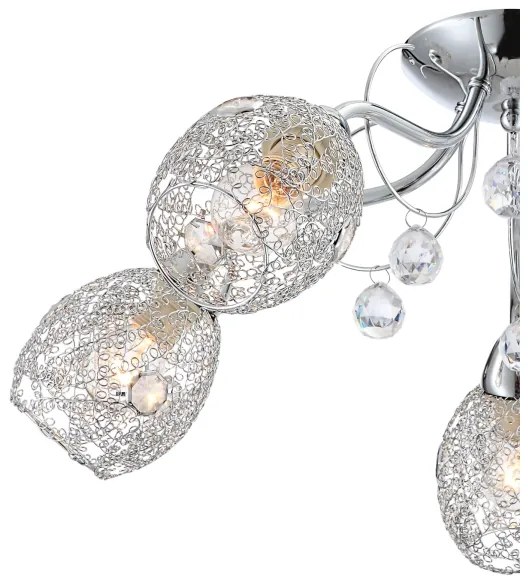 Globo 56689-5 - Lampadario a plafone KORDULA 5xE14/40W/230V