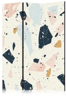 Paravento - Terrazzo with Large - Scaled Stones in Subdued Colors Acustico 135x172