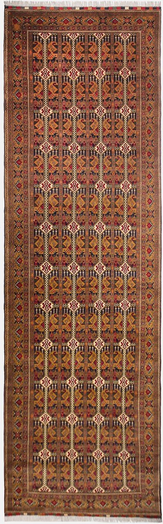 Tabriz Tappeto persiano 140x490 (Iran) Annodato A Mano