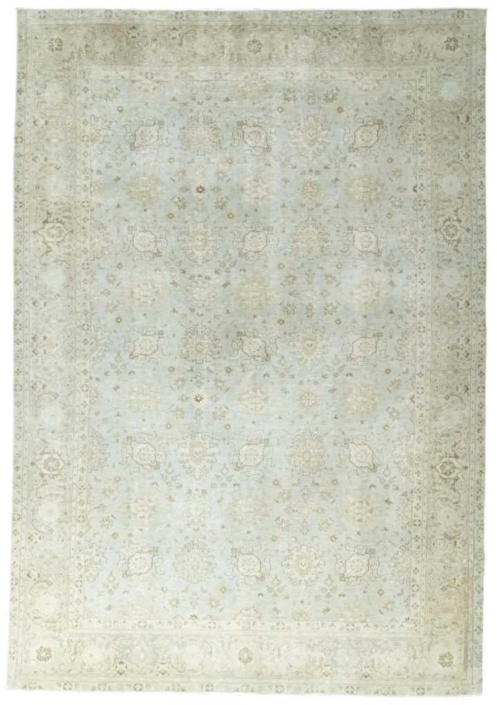 Tabriz Tappeto 290 x 200 Blu (Iran) Annodato A Mano