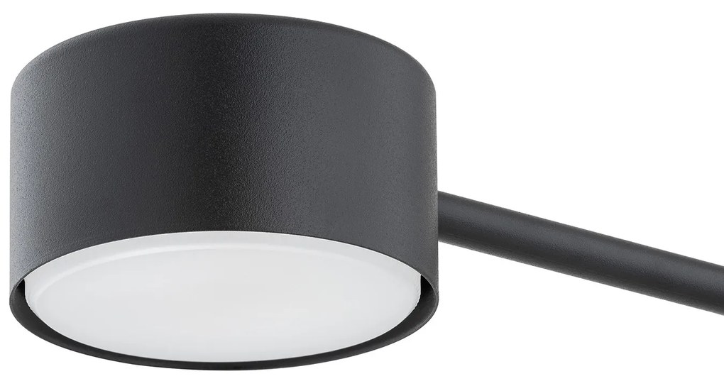 Sospensione Moderna Tefnut 4 Luci In Acciaio Nero