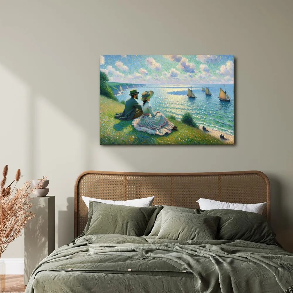 Quadro su tela – Vista romantica sul mare