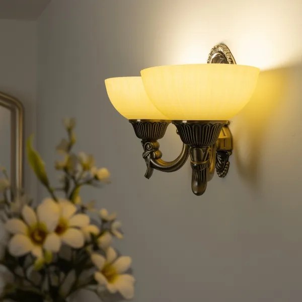 Brilagi - Applique CLASSIC 2xE27/60W/230V ottone