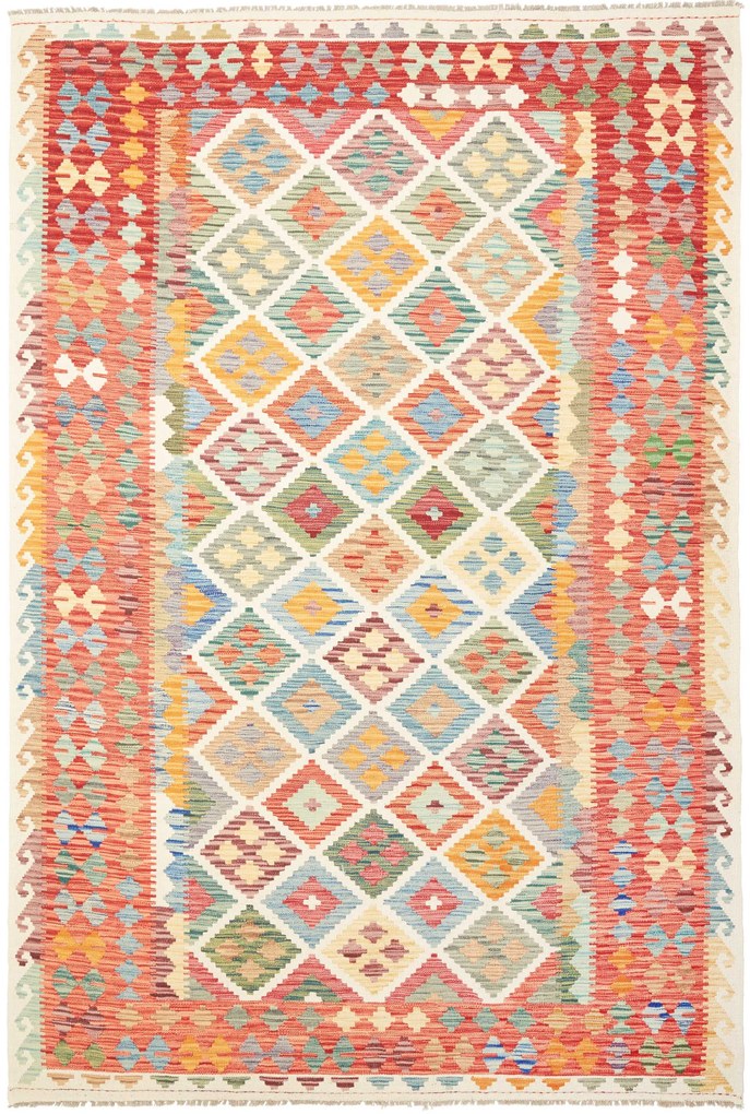 Kilim Tappeto 190 x 290 (Pakistan) Tessuto A Mano