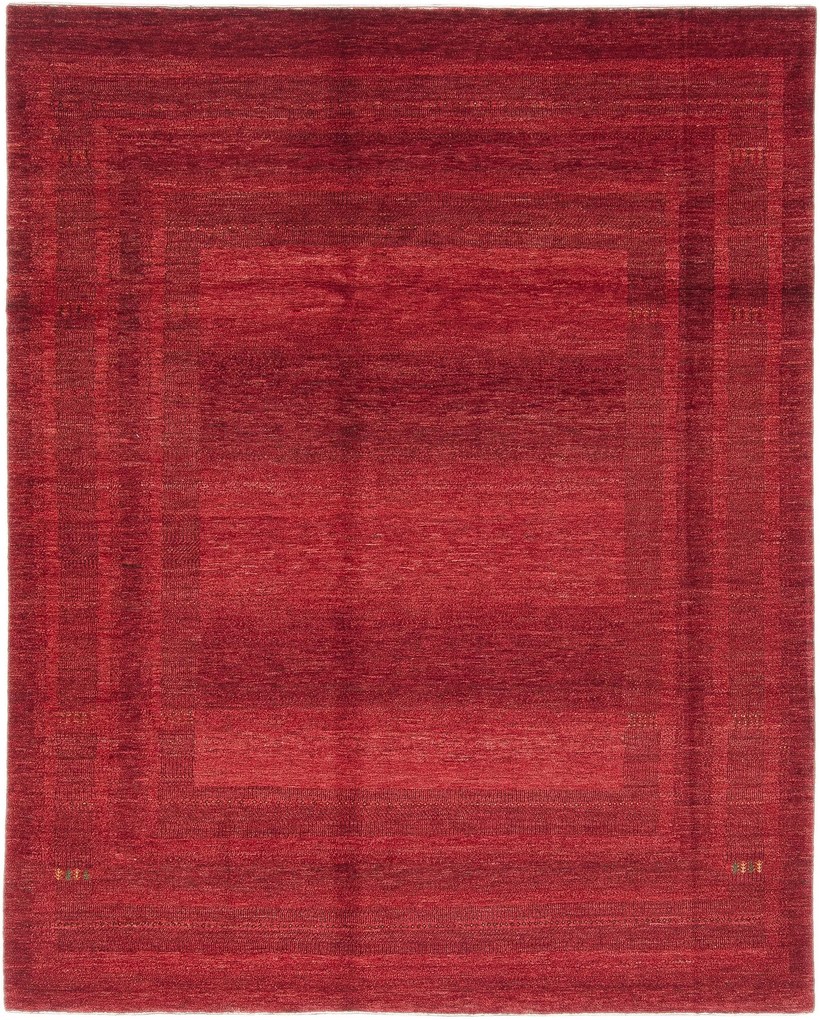 Loribaft Tappeto persiano 200 x 250 Rosso (Iran) Annodato A Mano