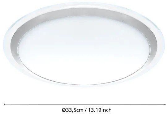 Eglo 95677 - Plafoniera LED COMPETA 1 LED/22W/230V