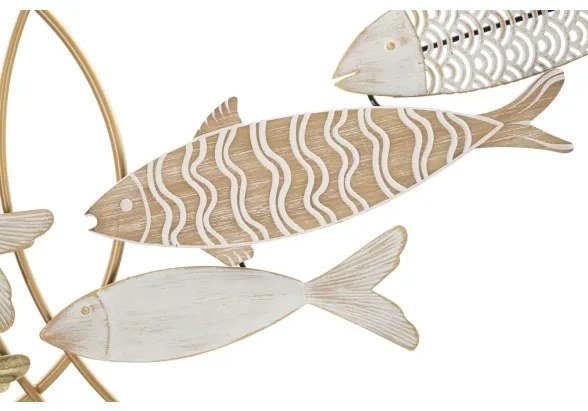 Pannello decorativo con design pesci 142,9x5x61,6 cm Fishy Move