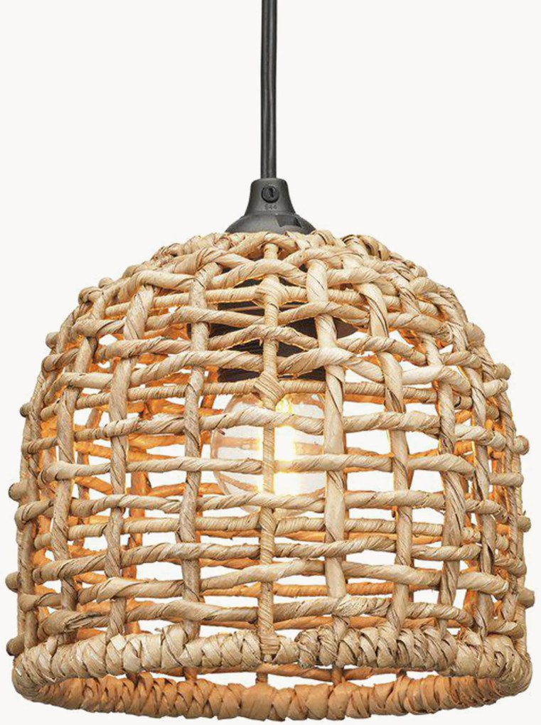 Lampada a sospensione in fibra naturale Cebu