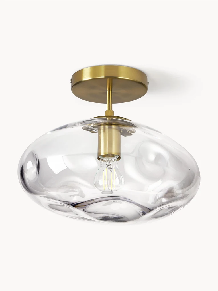 Lampada da soffito in vetro Amora