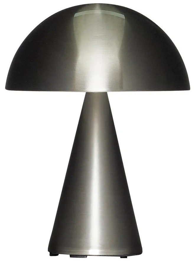 Lampada da tavolo dimmerabile a LED grigio scuro (altezza 20 cm) Mush - Hübsch