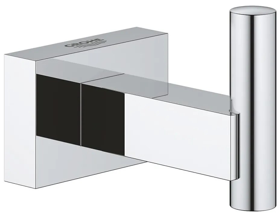 GROHE 40511001 - Gancio per accappatoio ESSENTIALS CUBE, cromo lucido