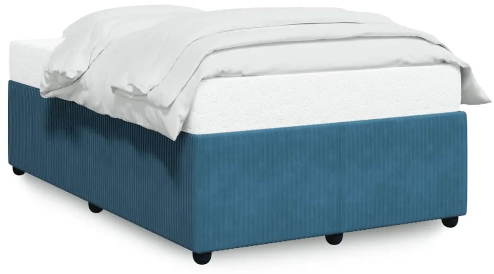 Giroletto Blu 120x200 Cm İn Velluto /